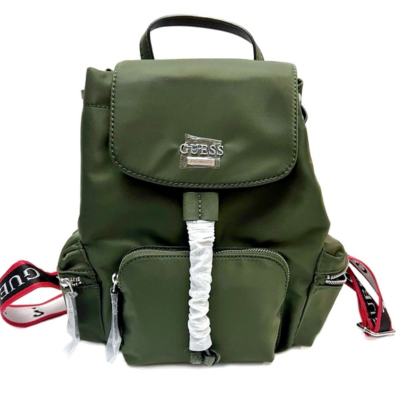 GUESS Carbondale Backpack Army Green Nylon main image 6